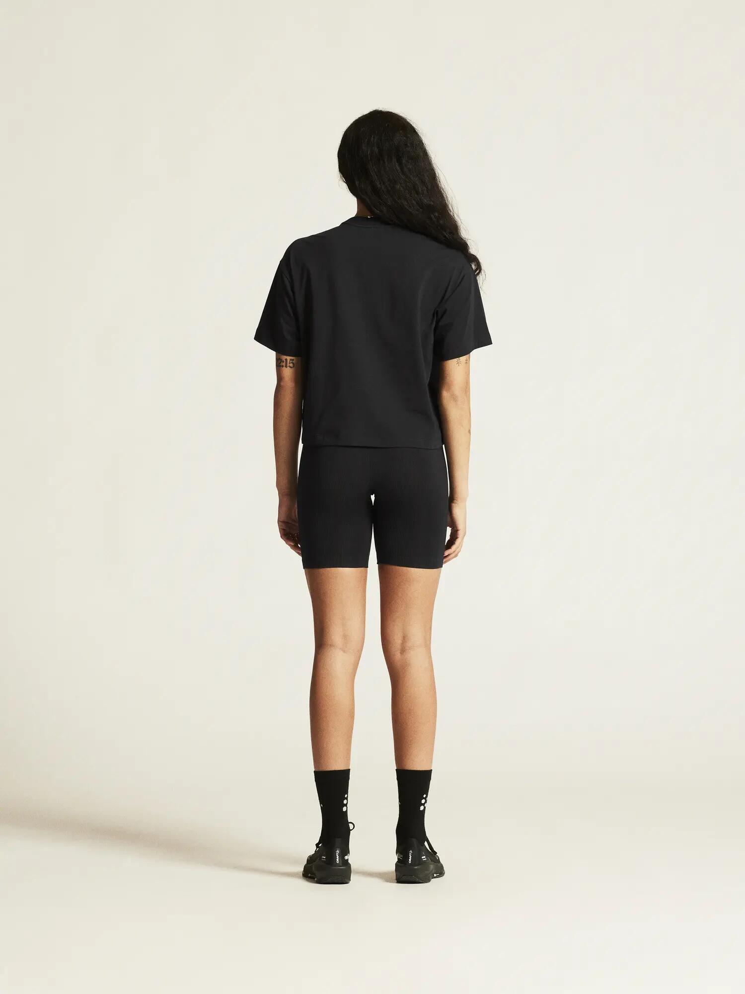 craft T-shirt Collective Relaxed SS Tee W en coton biologique extensible – Black 3/7
