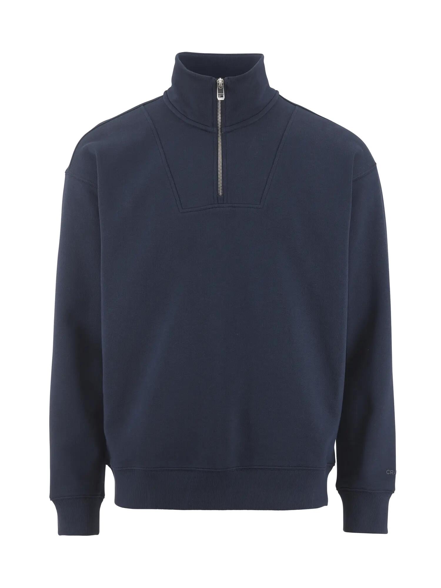 craft Frequent HZ Sweatshirt M – Halbzip, 100% Bio-Baumwolle, Relaxed Fit – 2/7