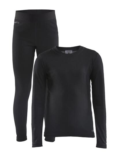 craft Thermal Baselayer Set J – Sous-vêtement thermique junior, 100% polyester