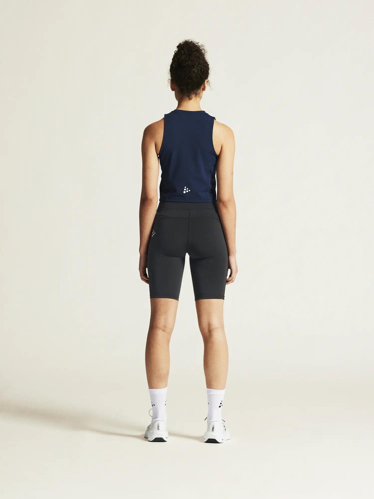 craft Rush 2.0 Crop Singlet W – enges, atmungsaktives Top – Marineblau 5/7