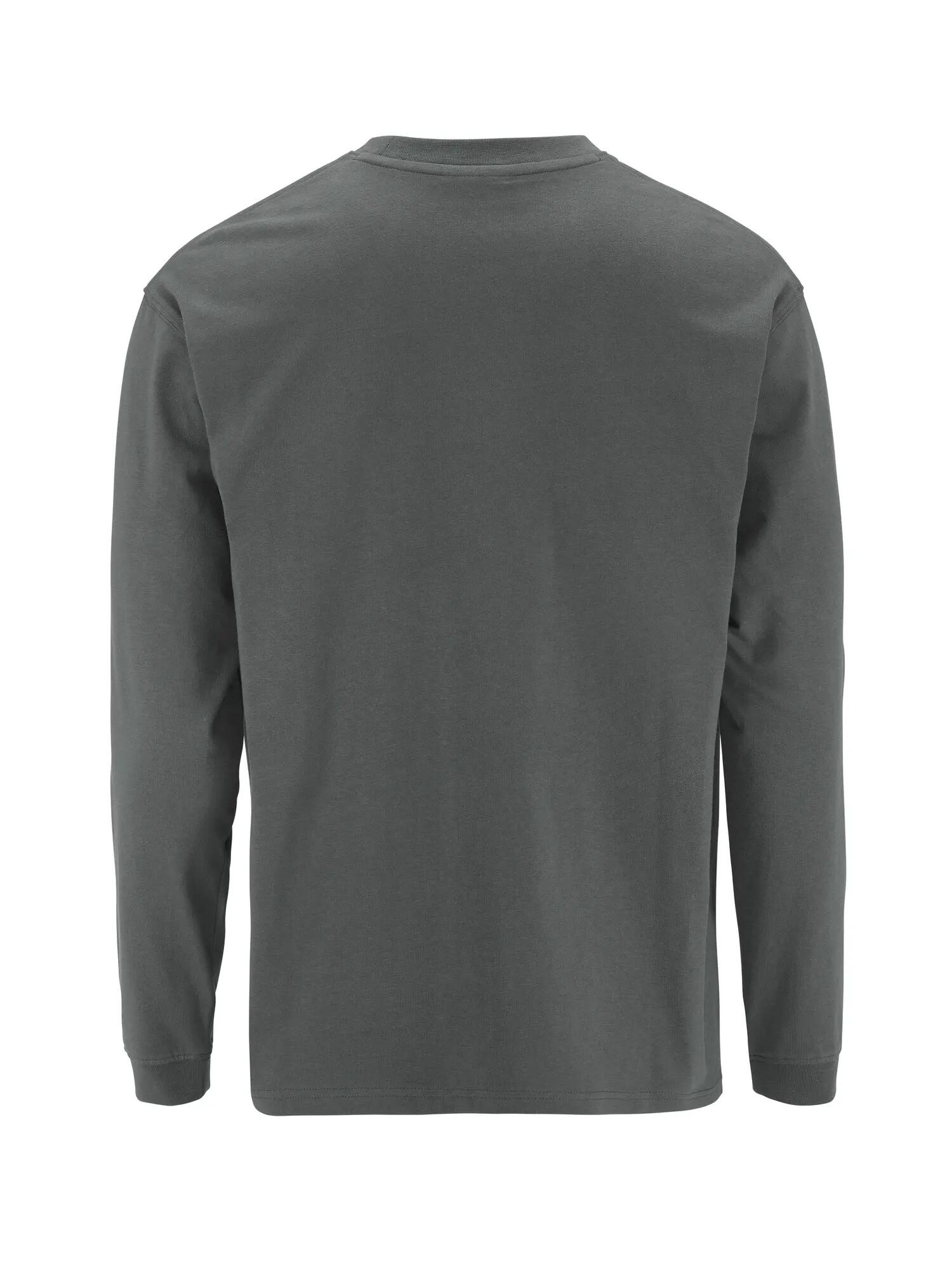 craft Frequent Heavy LS Tee M – Longsleeve aus Bio-Baumwolle – Lava 2/7