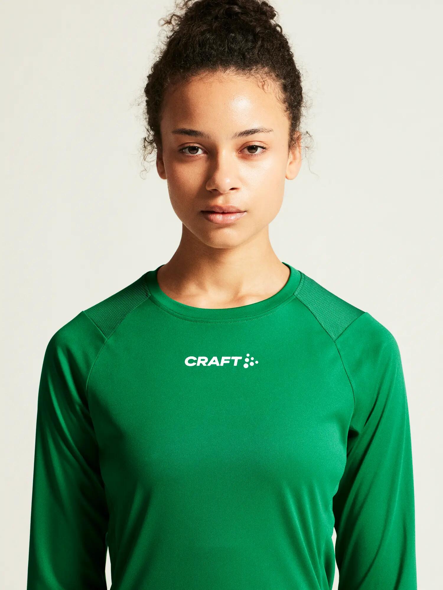 craft Rush 2.0 LS Tee W – langärmelig, leicht, recycelt – Team Green 3/7