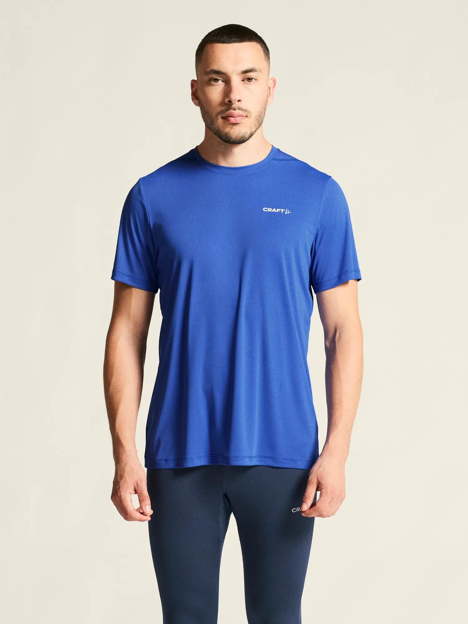 craft CORE Essence SS Tee 2 M – Training-Shirt aus recyceltem Jersey – Ink Blue 3/7