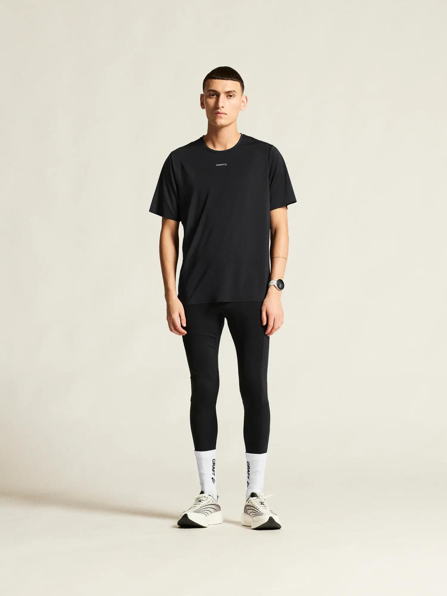 craft PRO Trail SS Tee 2 M - T-shirt running légère et ventilée – Black 7/7