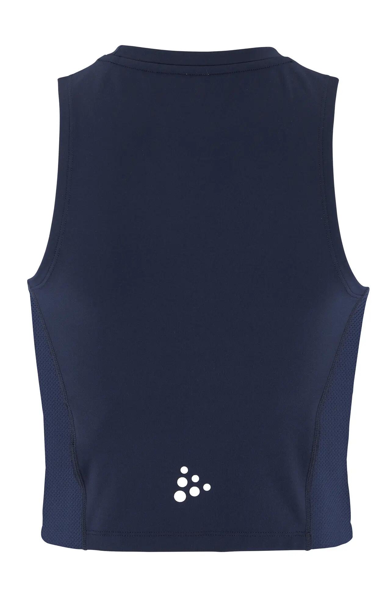 craft Rush 2.0 Crop Singlet W – enges, atmungsaktives Top – Marineblau 2/7