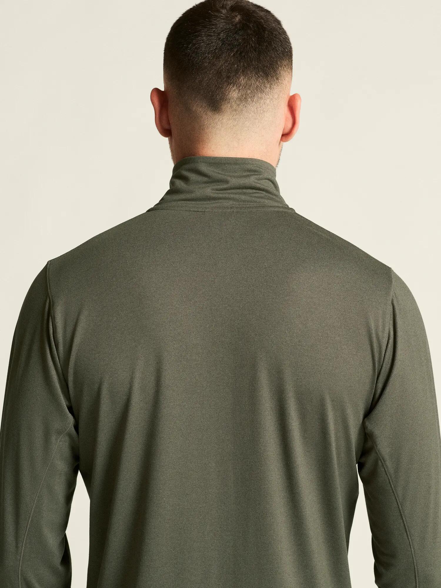 craft Flow HZ LS M tee-shirt col cheminée manches longues – Chimera/Melange 7/7