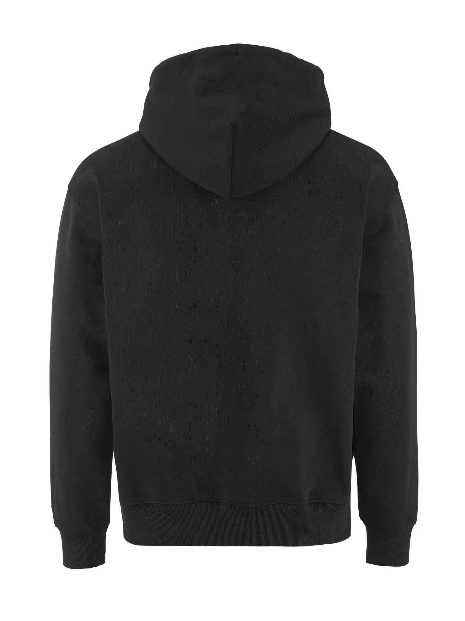 craft Frequent Hoodie M – Kapuzenpullover aus Bio-Baumwolle, Relaxed Fit – Black 3/7