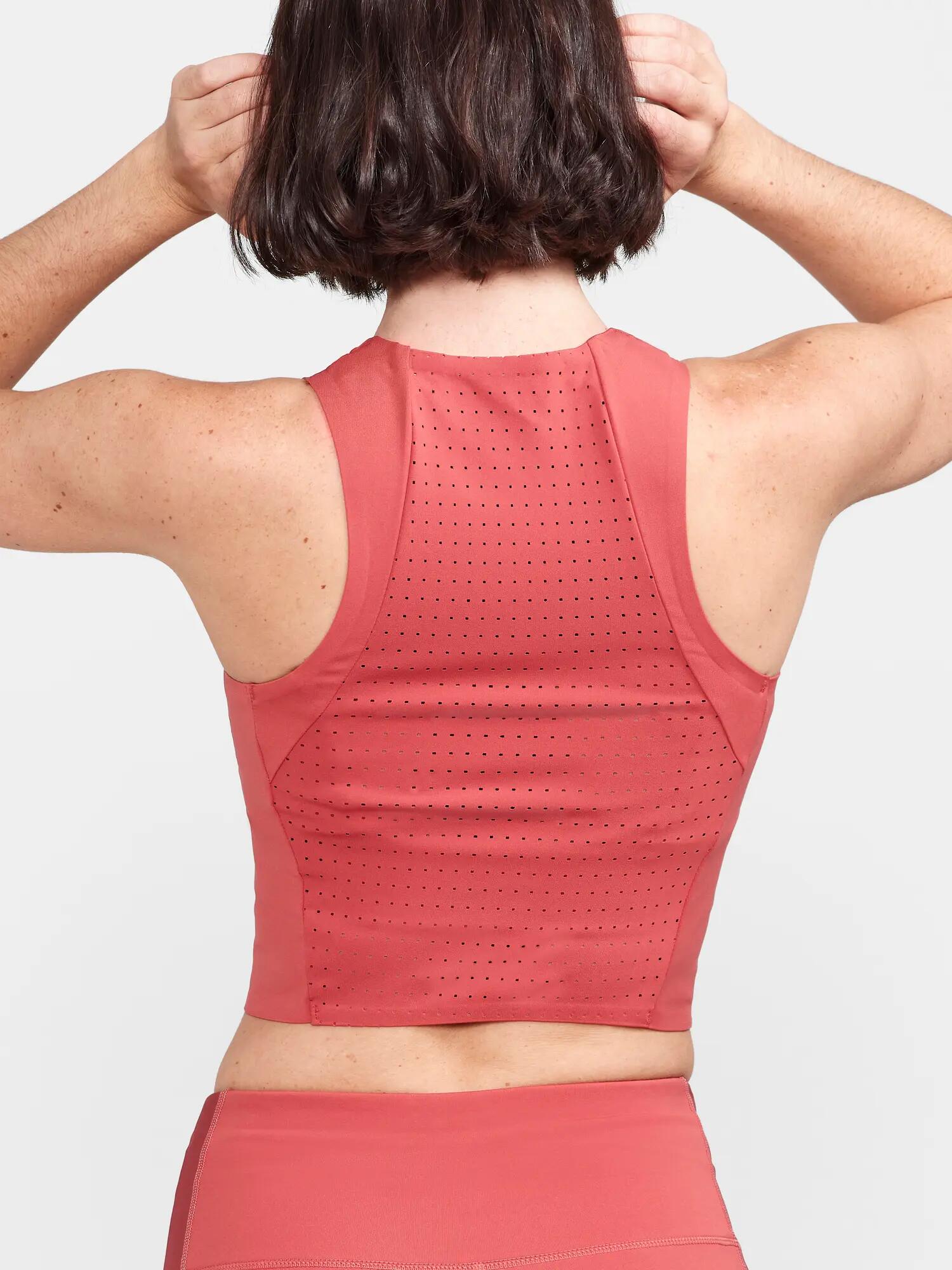 craft ADV TONE Perforiertes Tanktop W – Kurz, eng anliegend – Astro 3/6