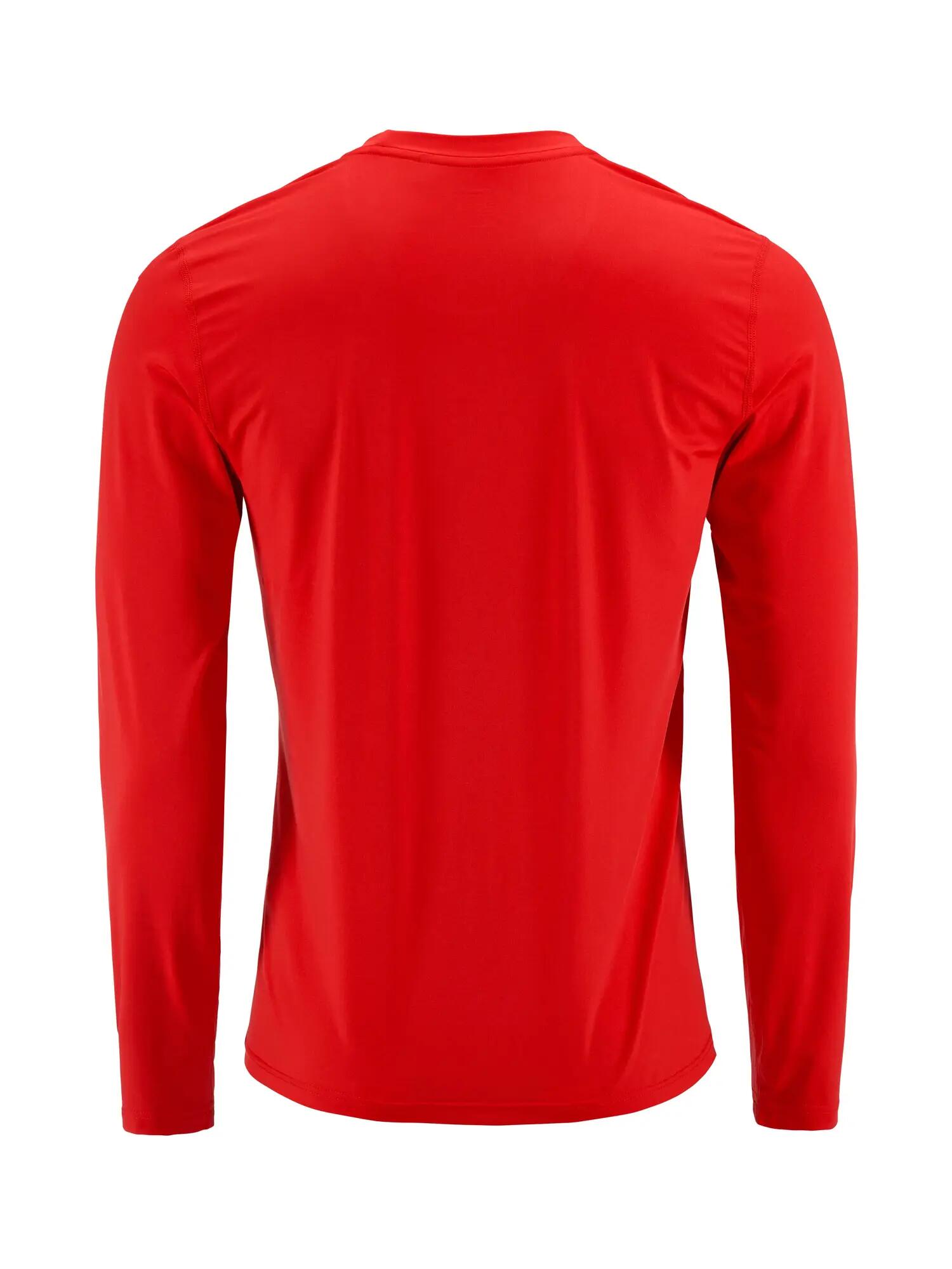 craft Langarm Baselayer Ability LS M – leicht, slim, recycelt – Bright red 2/7