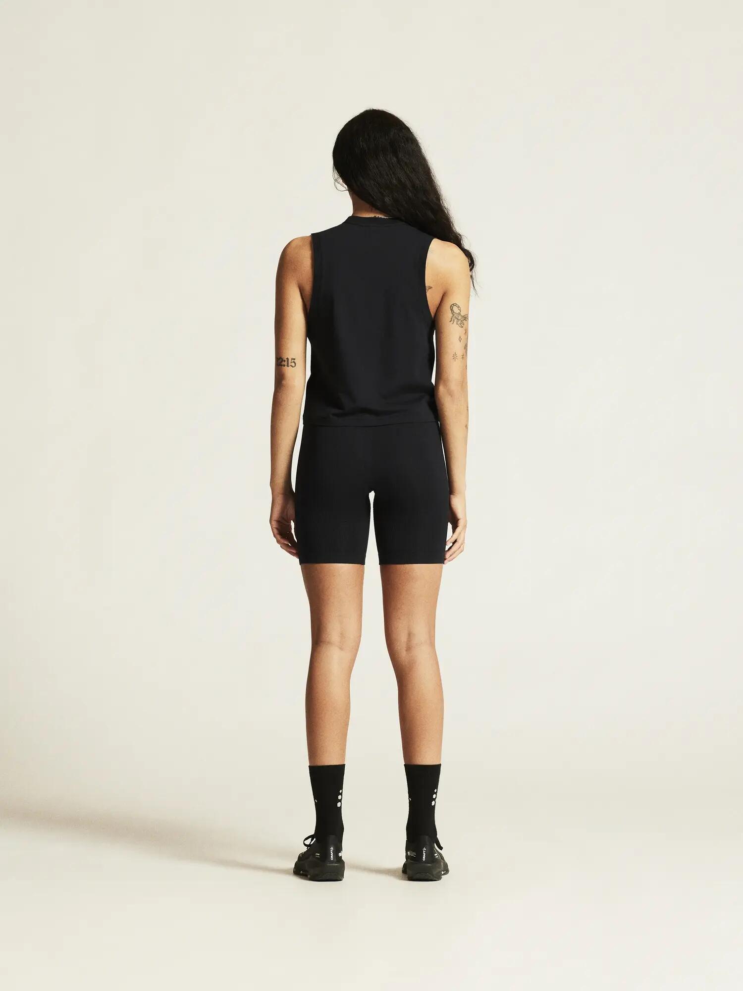 craft Collective Relaxed SL Tee W – ärmelloses Shirt, relaxed Fit – Black 3/7