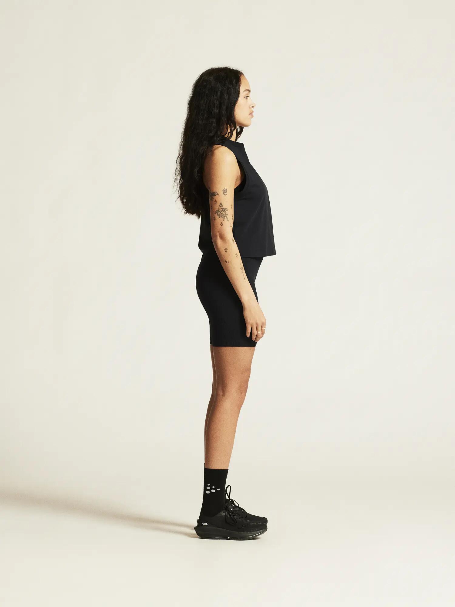 craft Collective Relaxed SL Tee W – ärmelloses Shirt, relaxed Fit – Black 2/7
