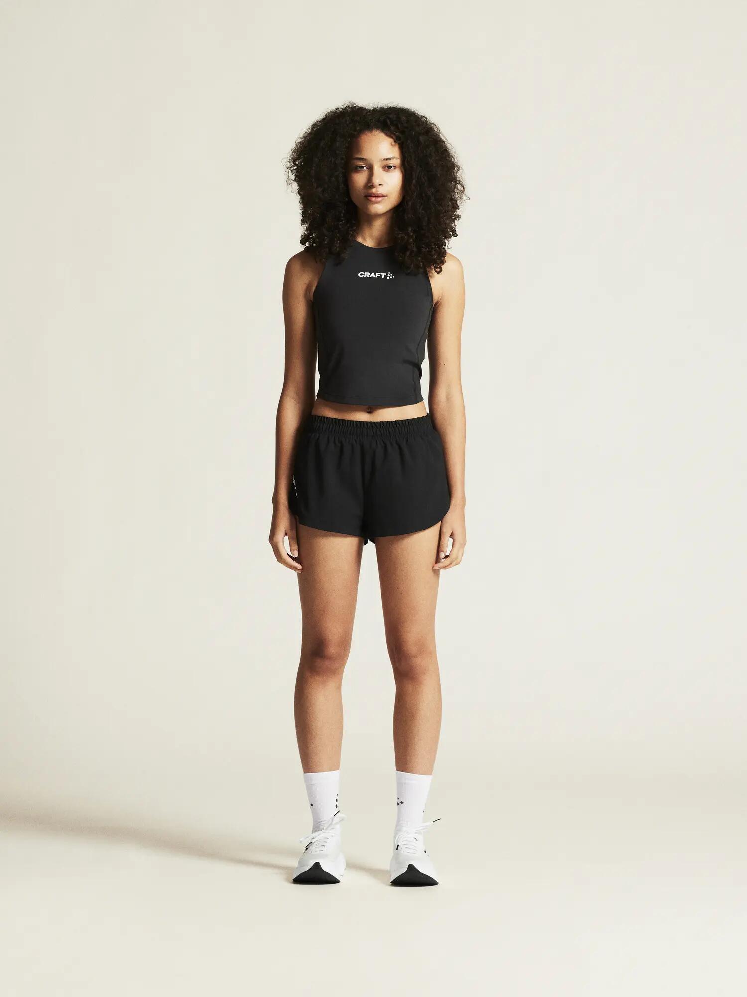 craft Rush 2.0 Crop Singlet W – débardeur d'entraînement respirant – Black 6/7