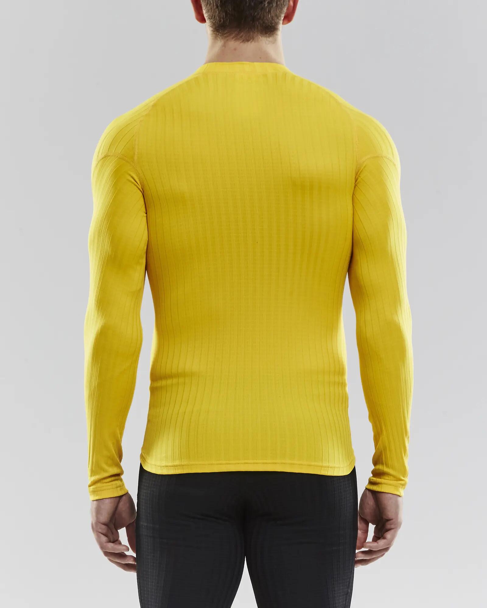 craft Progress Baselayer CN LS M – Leichtes, gut belüftetes Baselayer – Yellow 3/4