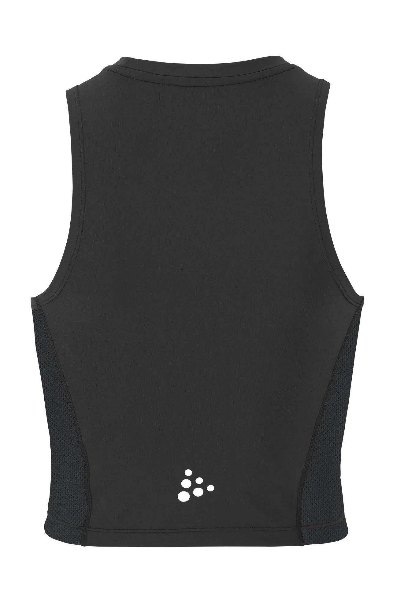 craft Rush 2.0 Crop Singlet W – débardeur d'entraînement respirant – Black 2/7