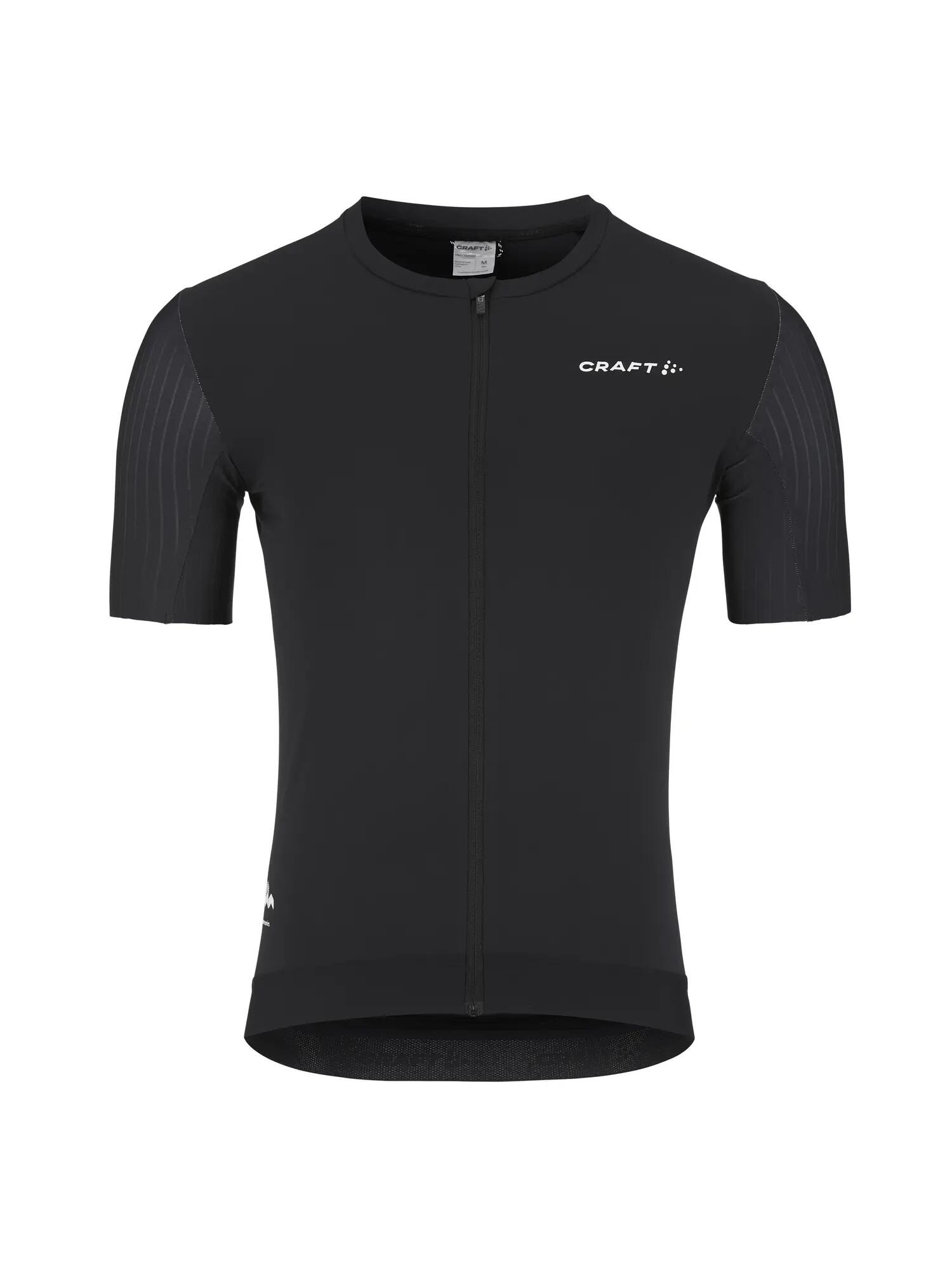 craft Maillot Endur Aero M – aérodynamique, manches longues – Black/Black 1/7