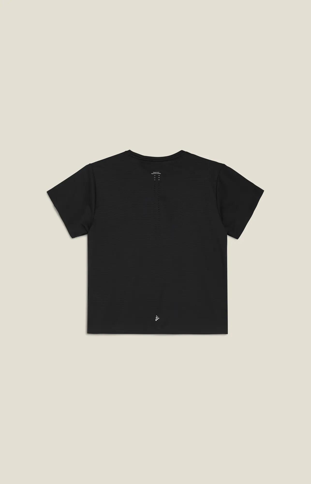 craft Hypervent Tee W – Atmungsaktives Trainingstop – Black 3/7