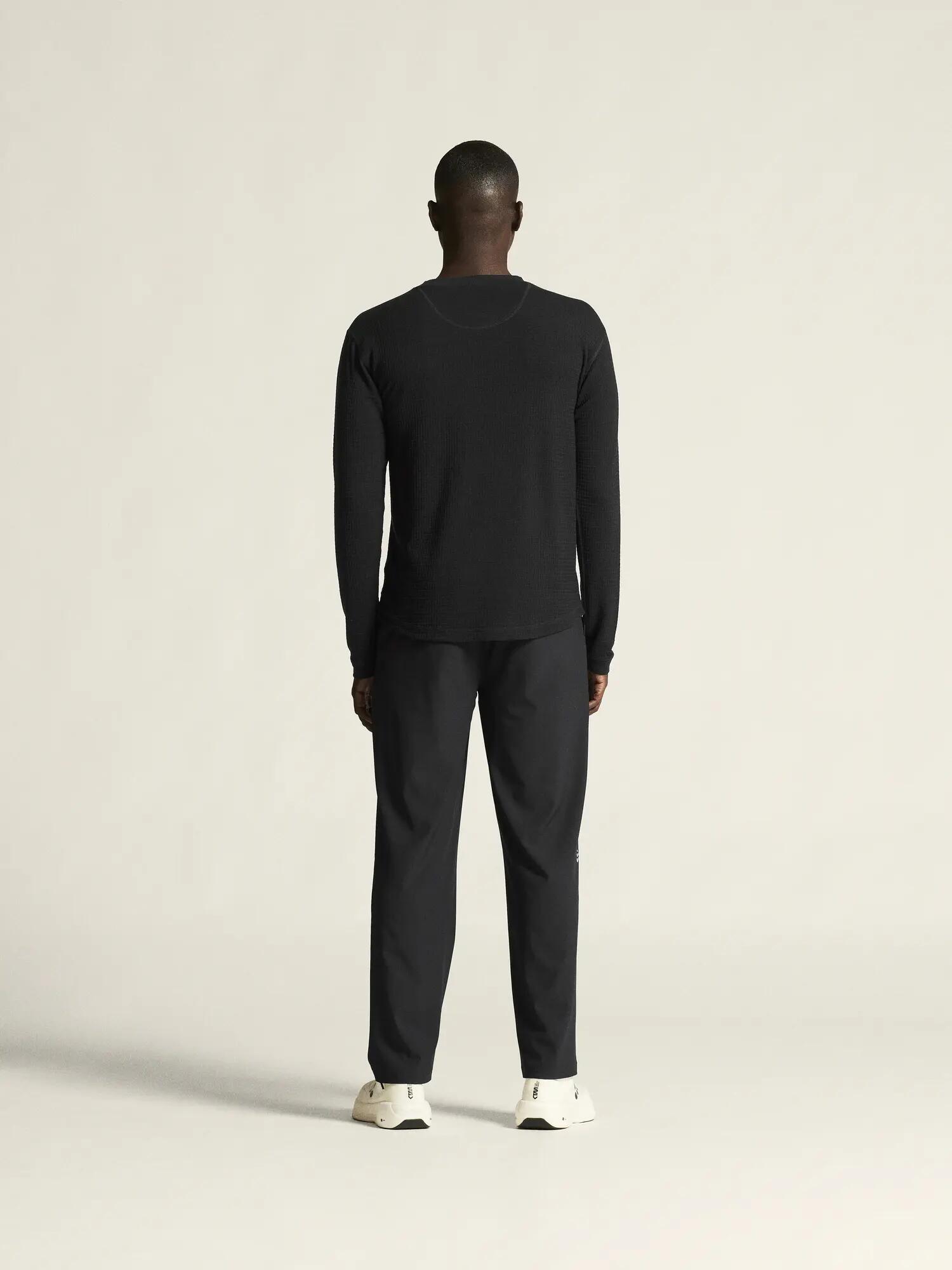 craft Maglia Wool Waffle RN M manica lunga — lyocell e lana – Black 7/7