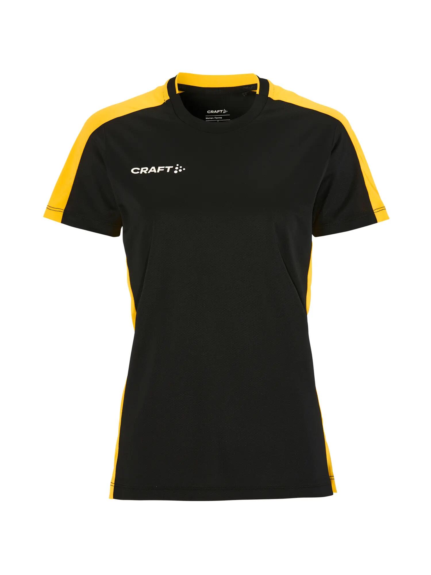 craft Evolve 2.0 Contrast Jersey W – funktionaler Jacquard – Black/Sweden yellow 2/7