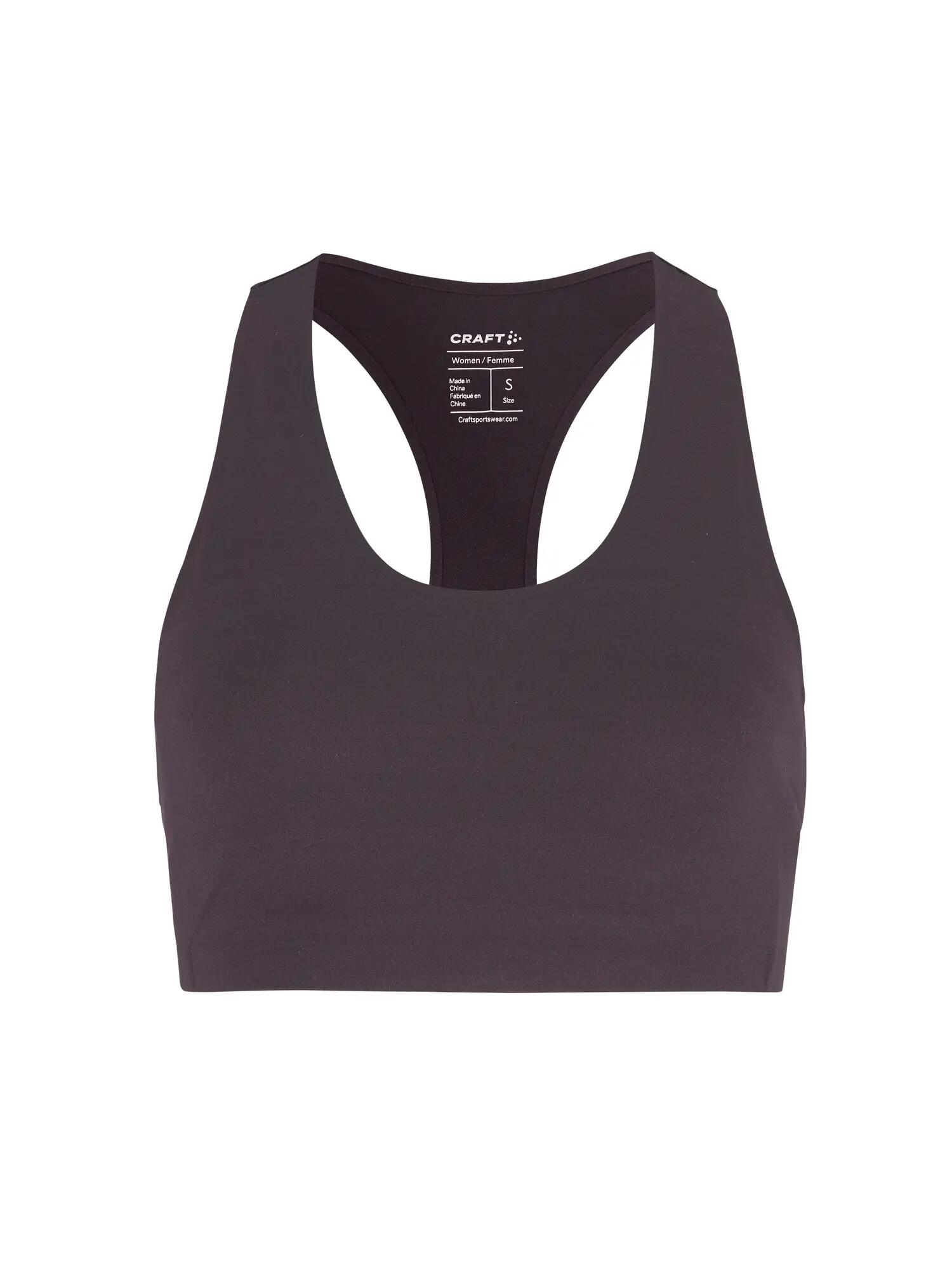 craft Brassière Collective rembourrée pour femme — tissu recyclé doux – Dk Plum 1/7