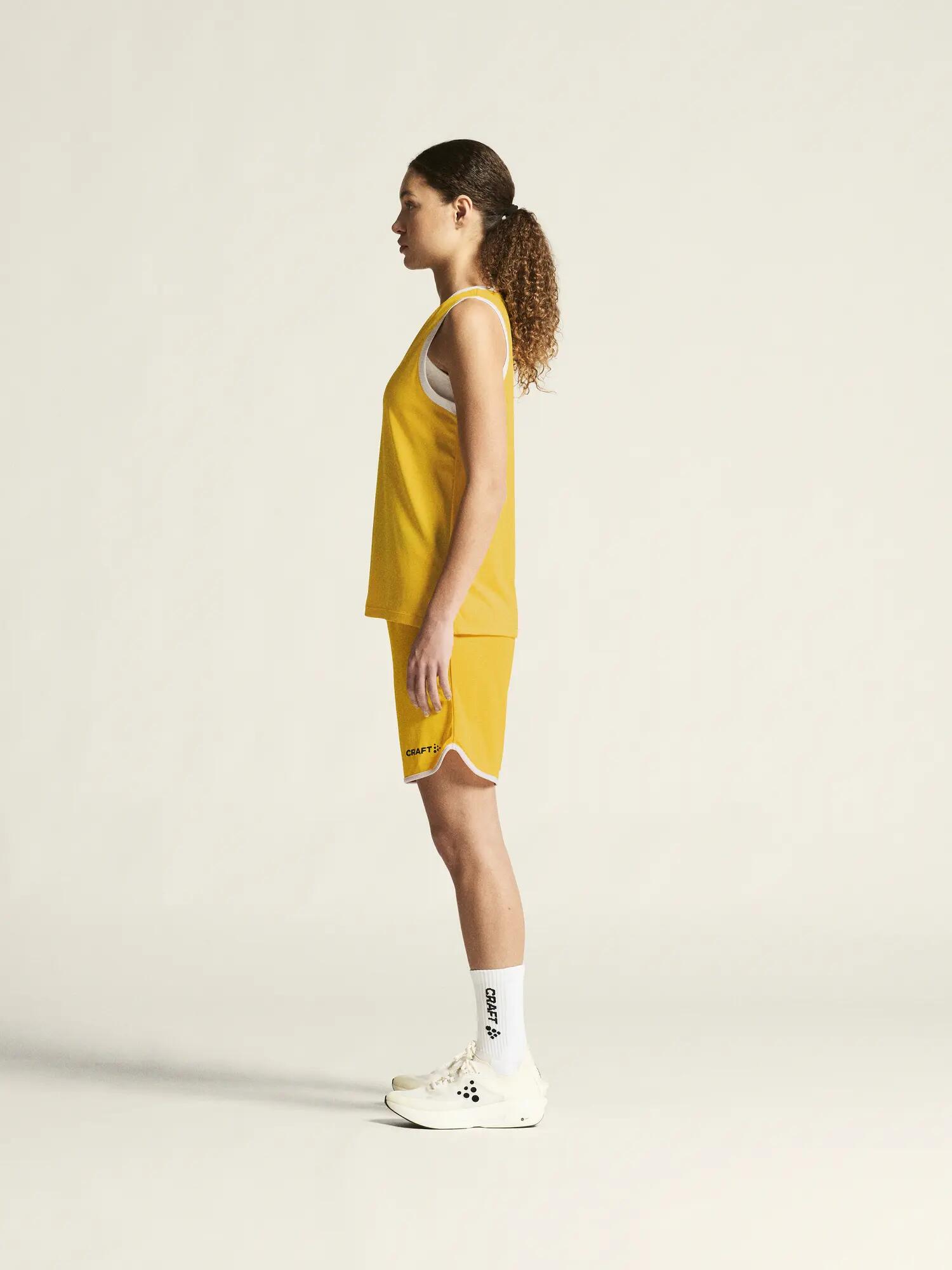 craft Progress Basket Singlet W – leichtes Basketball-Top – Sweden Yellow 6/7