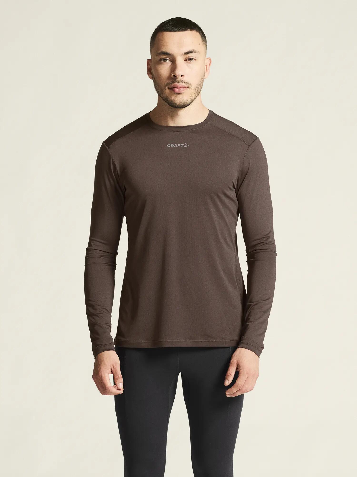 craft ADV Essence LS Tee 2 M - Langarm-Trainingsshirt, atmungsaktiv – Prune 4/7