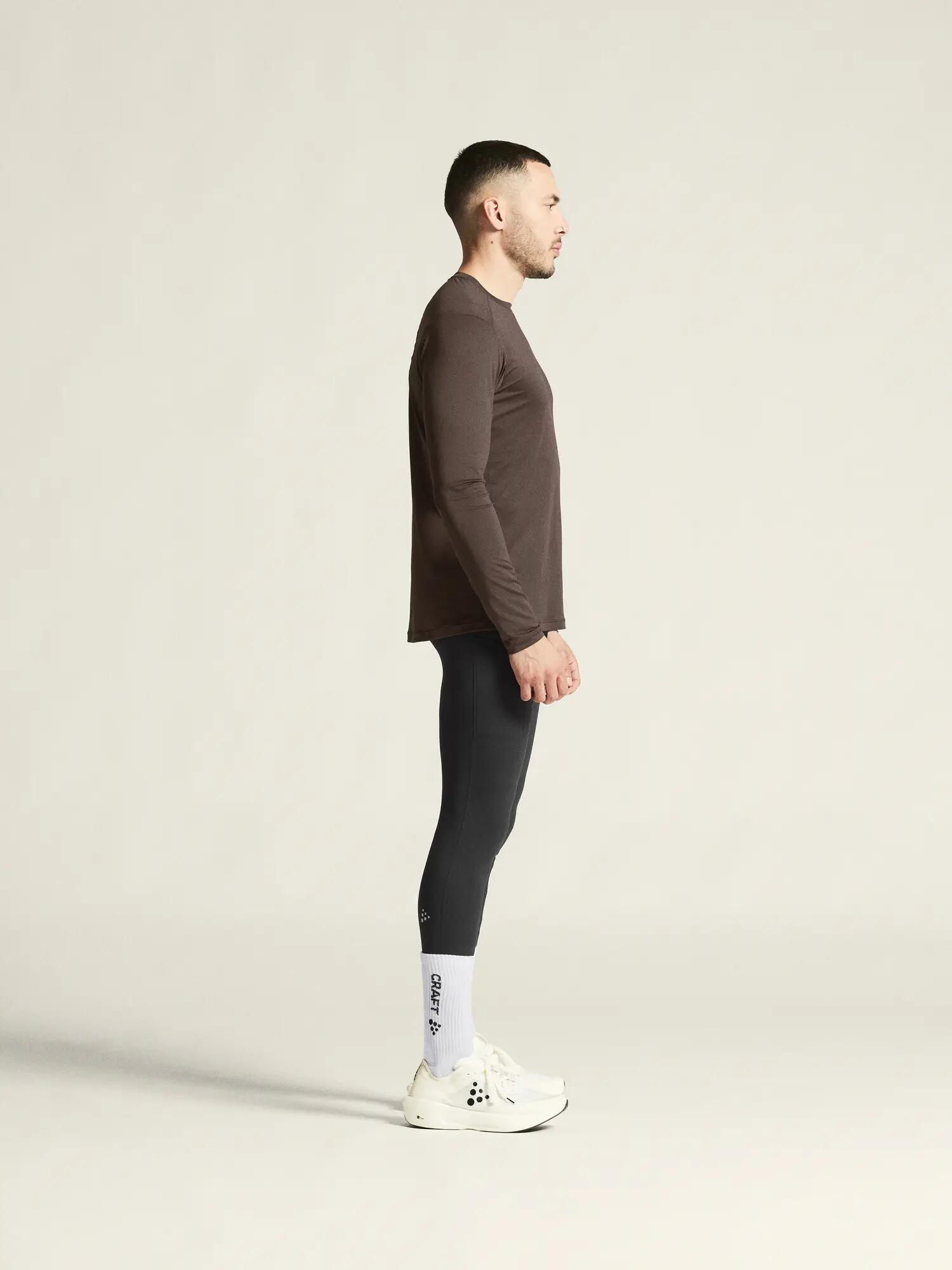 craft ADV Essence LS Tee 2 M - Langarm-Trainingsshirt, atmungsaktiv – Prune 3/7