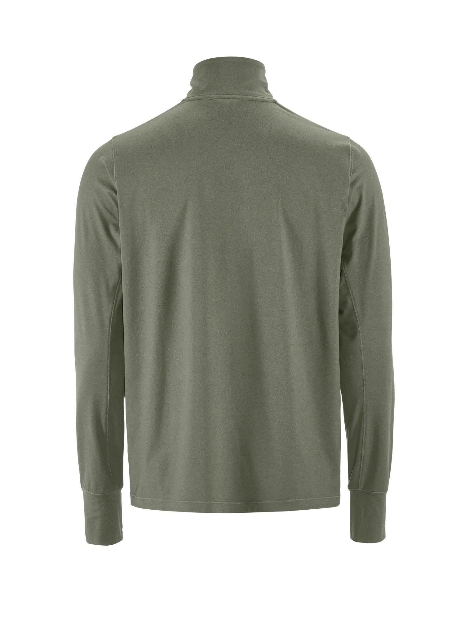 craft Flow HZ LS M – haut à col cheminée en polyester recyclé – Leaf Melange 3/7