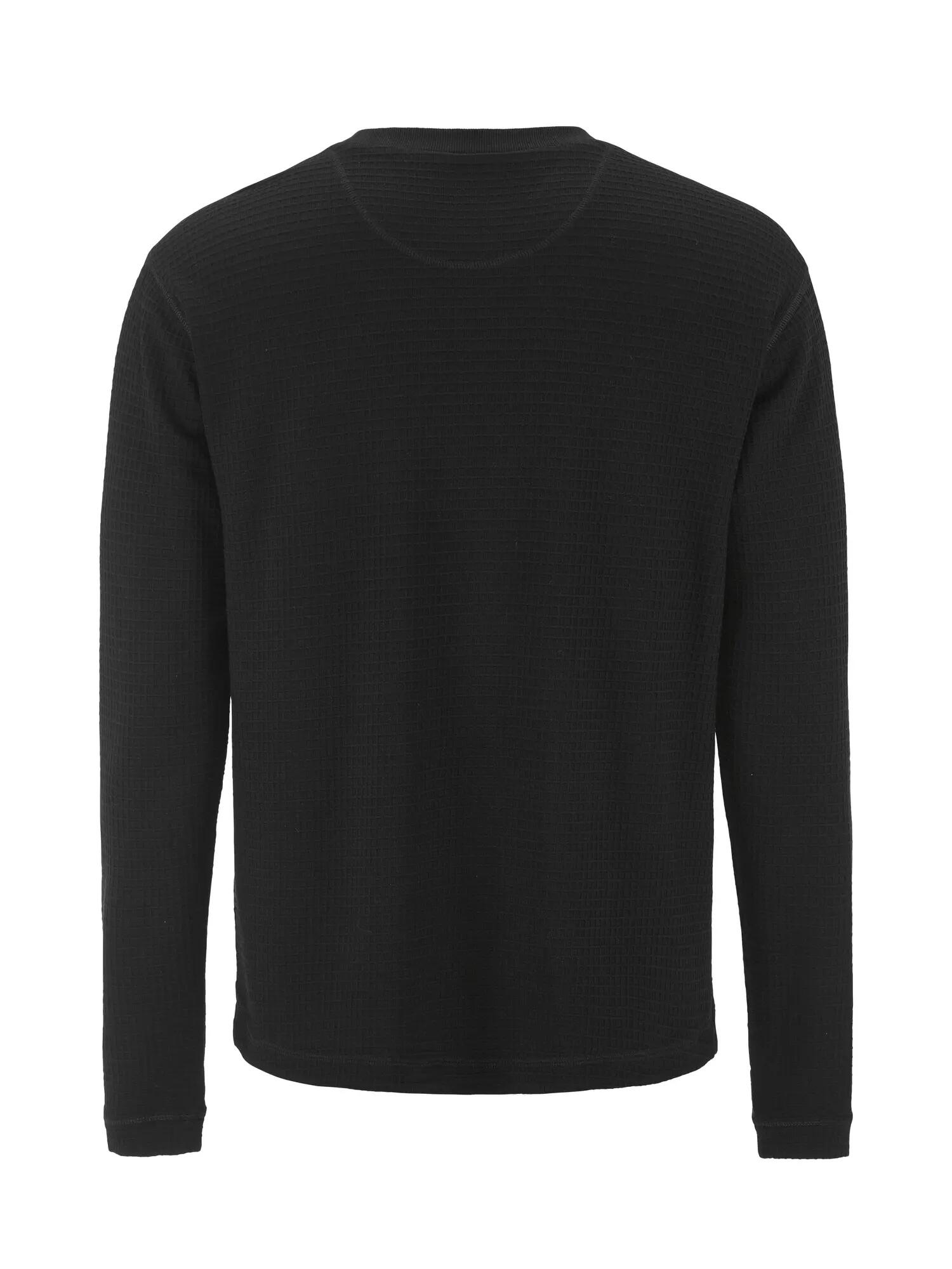 craft Maglia Wool Waffle RN M manica lunga — lyocell e lana – Black 2/7