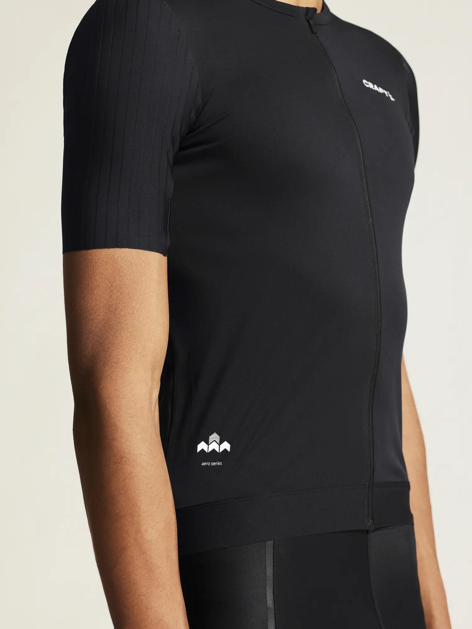 craft Maillot Endur Aero M – aérodynamique, manches longues – Black/Black 2/7
