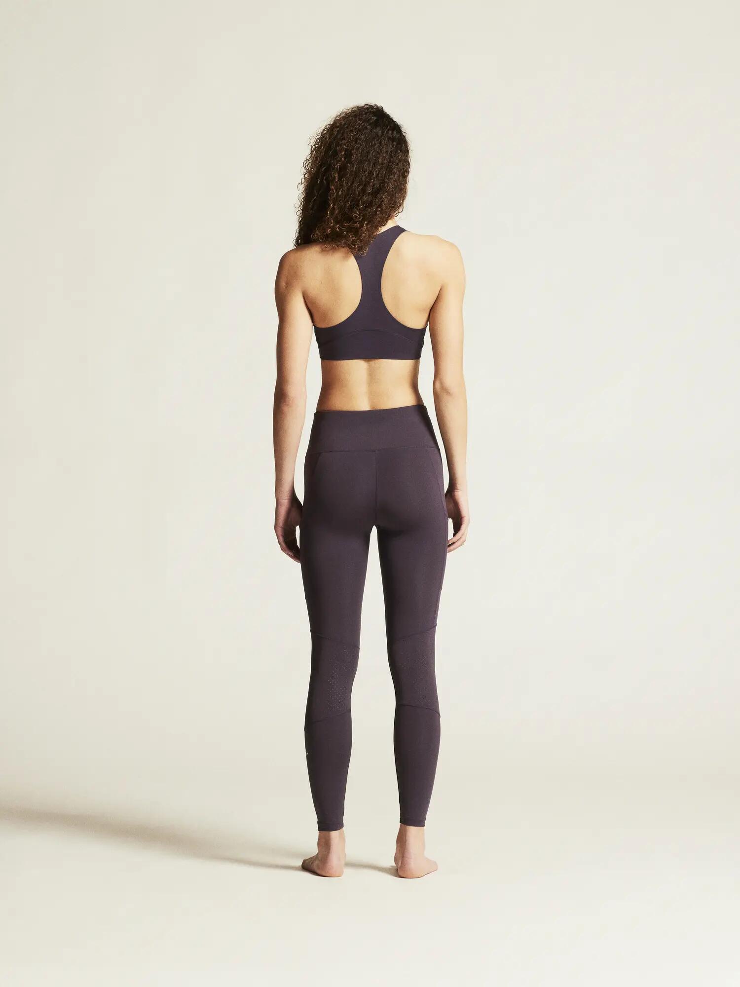 craft Brassière Collective rembourrée pour femme — tissu recyclé doux – Dk Plum 3/7