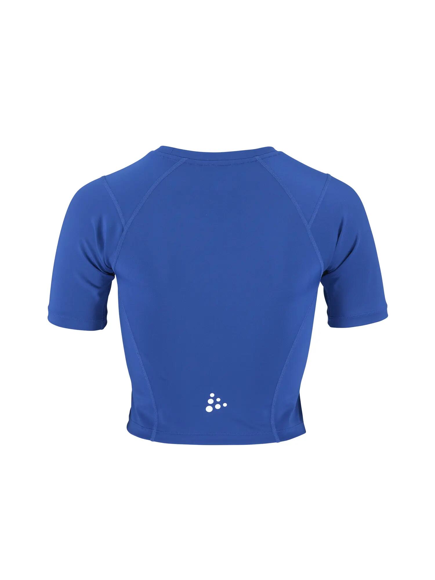 craft Rush 2.0 Crop Tee W – T-shirt cropped de treino ajustada, poliéster 6/7