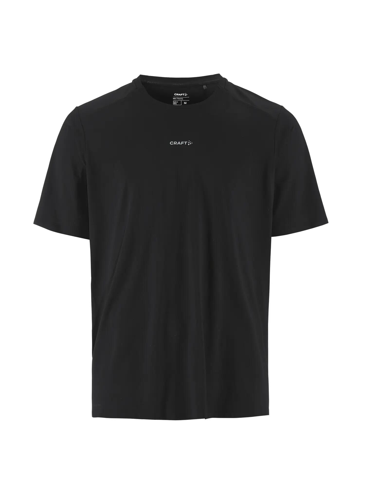 craft Hypervent Tee M – Atmungsaktives Training-Shirt – Black 1/7