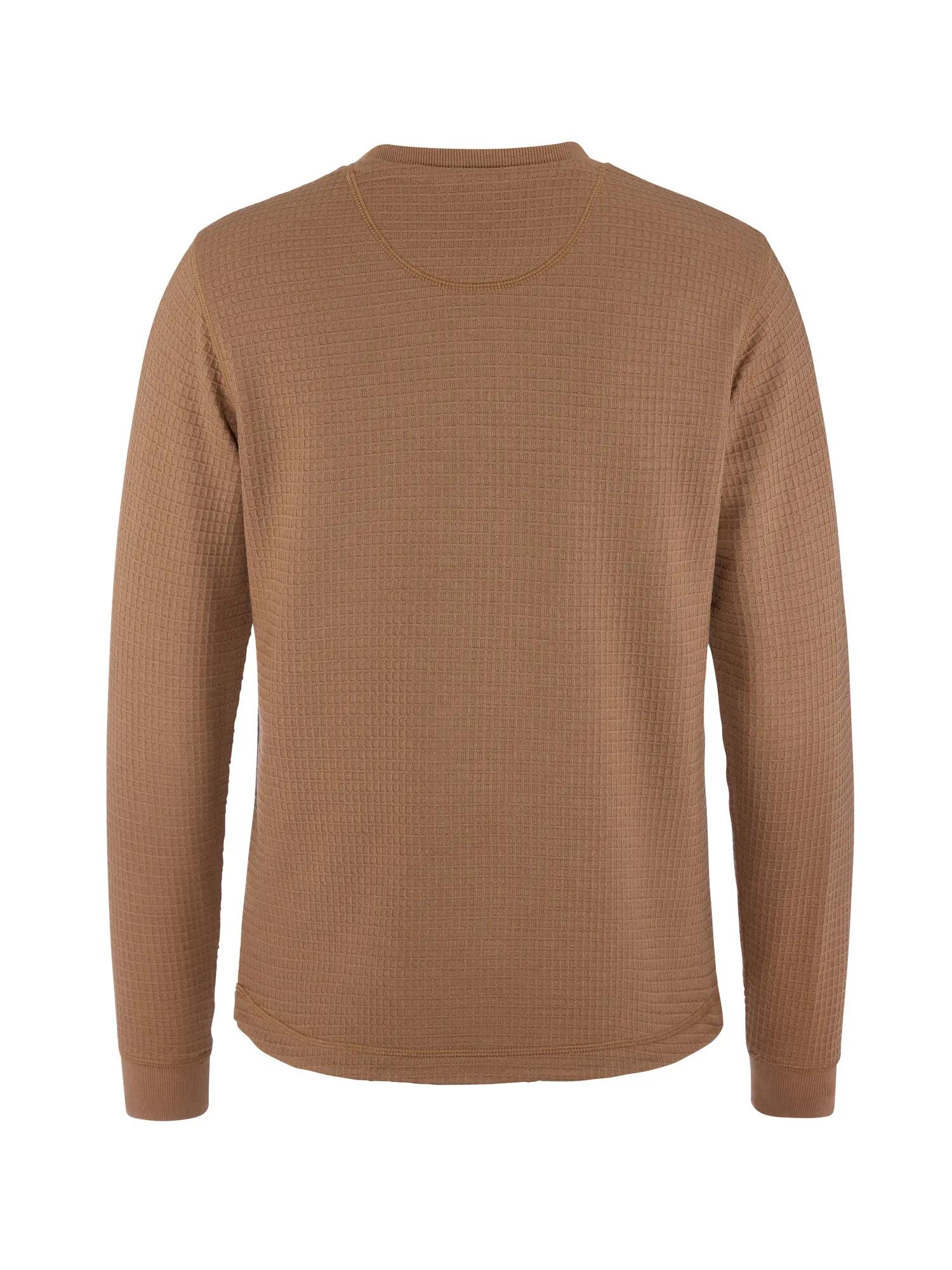 craft Wool Waffle RN W – Langarmshirt aus Lyocell-Wolle – Clove 2/7