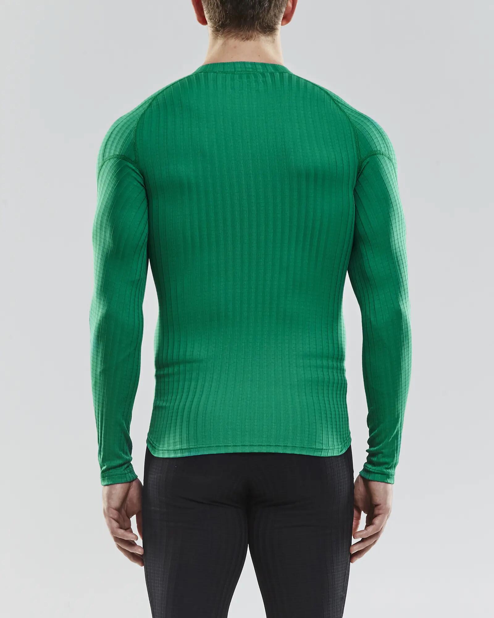 craft Progress Baselayer CN LS M - Licht technisch shirt – Team Green 3/4