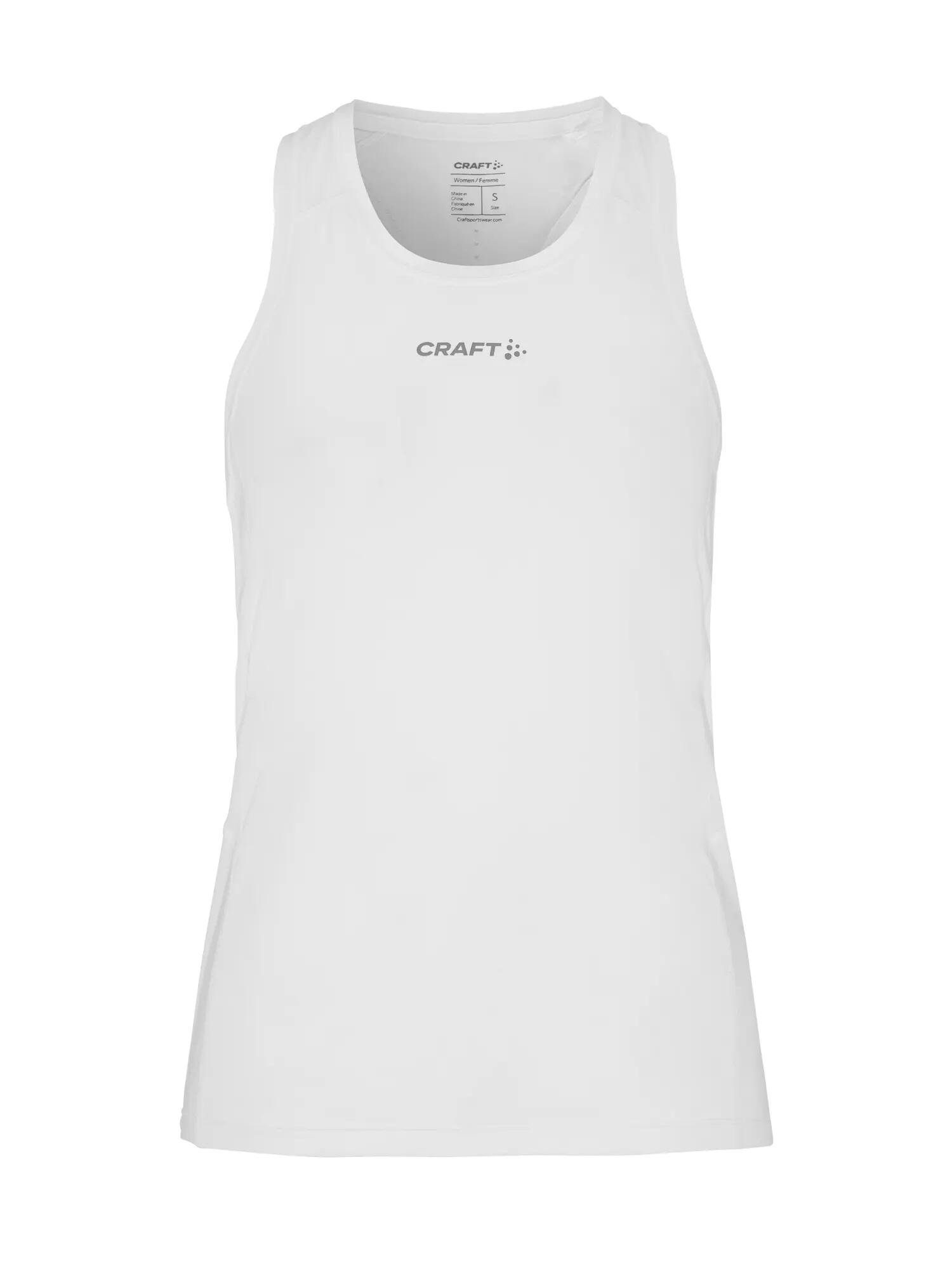 craft ADV Essence Singlet 2 W - Atmungsaktives Trainingstop – White 2/7