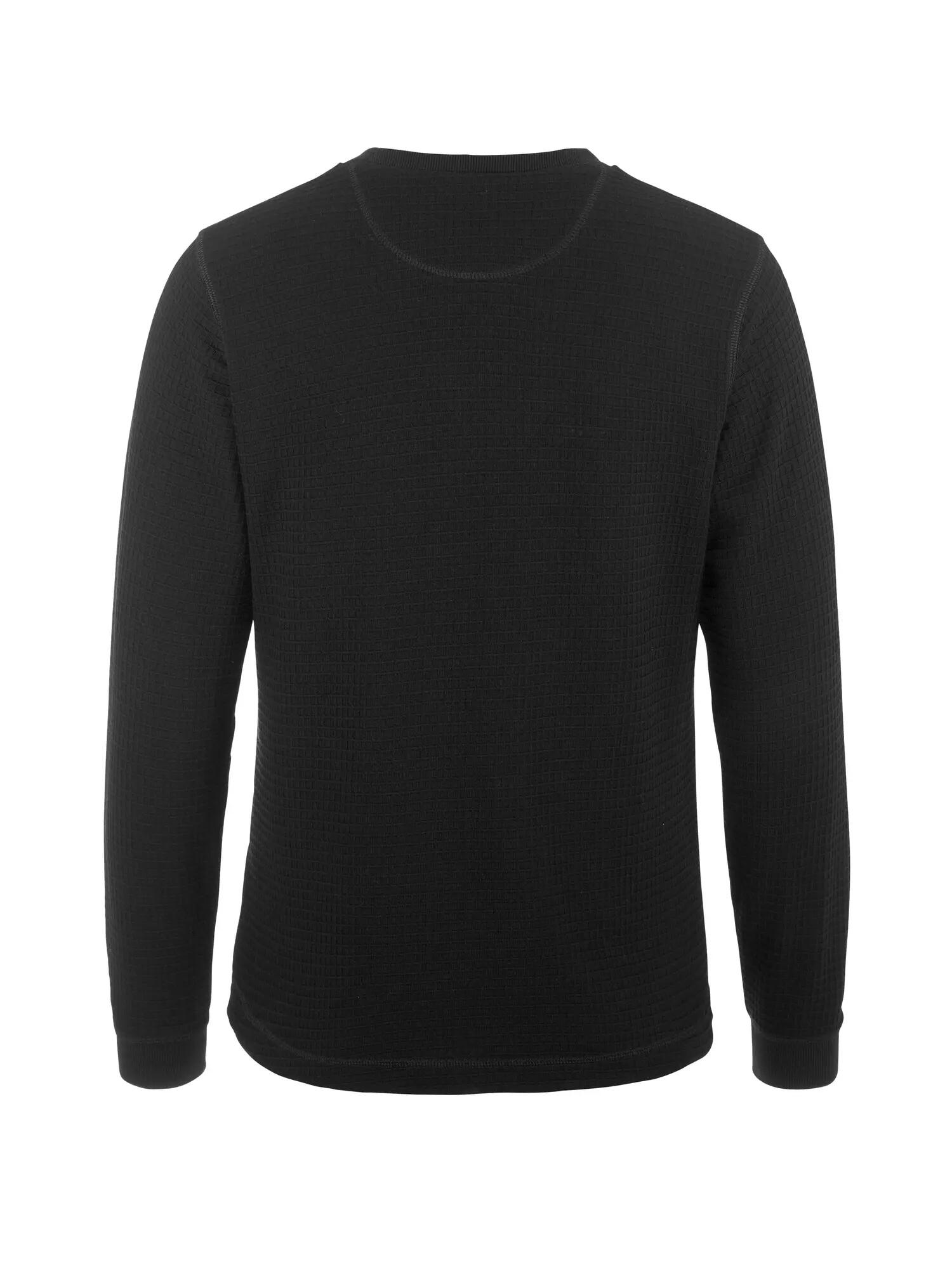 craft Damen-Shirt Wool Waffle RN W Langarm aus Lyocell-Wolle – Black 2/7