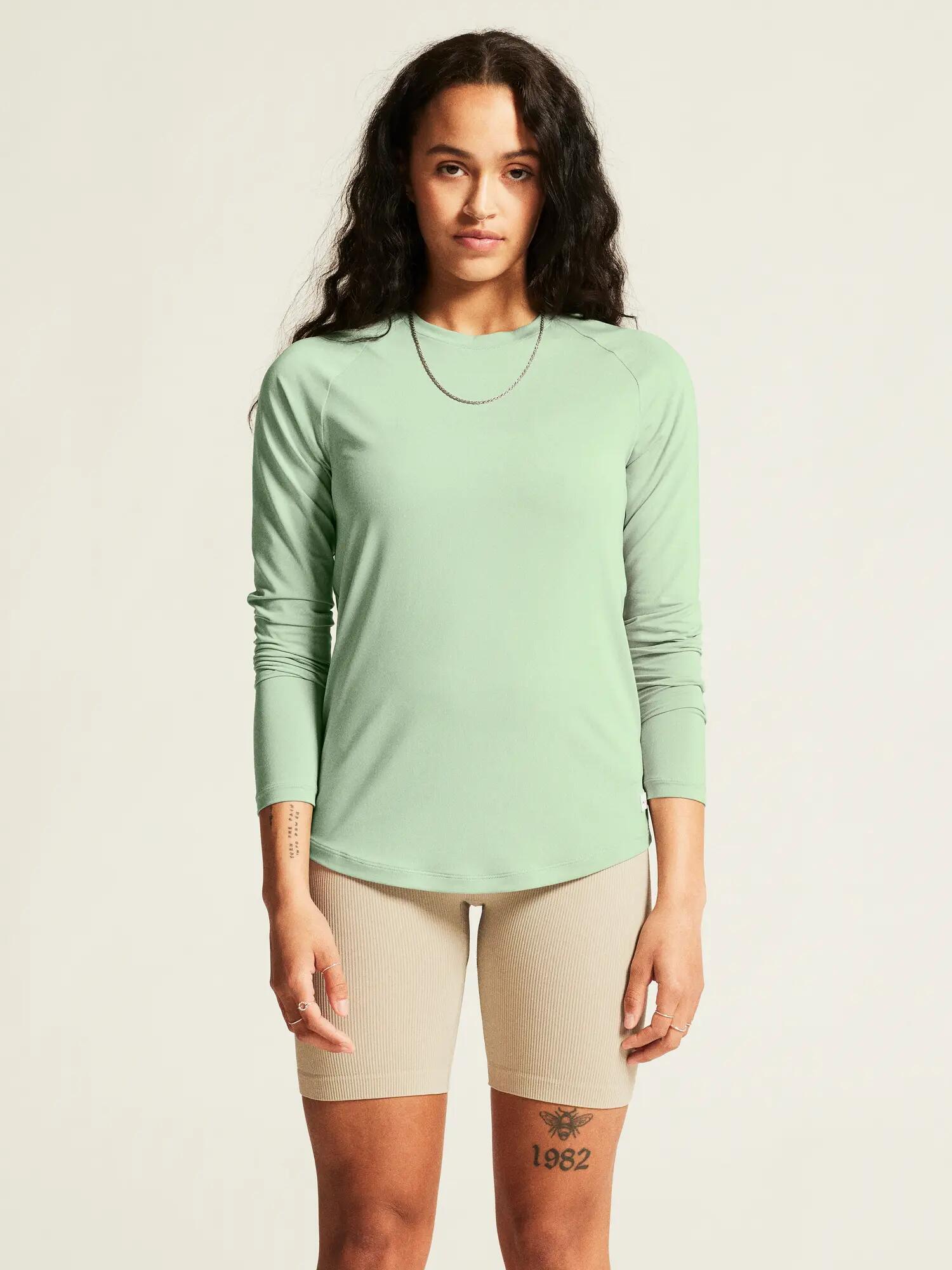craft Collective LS Tee W – haut manches longues doux et extensible – Glacial 5/7