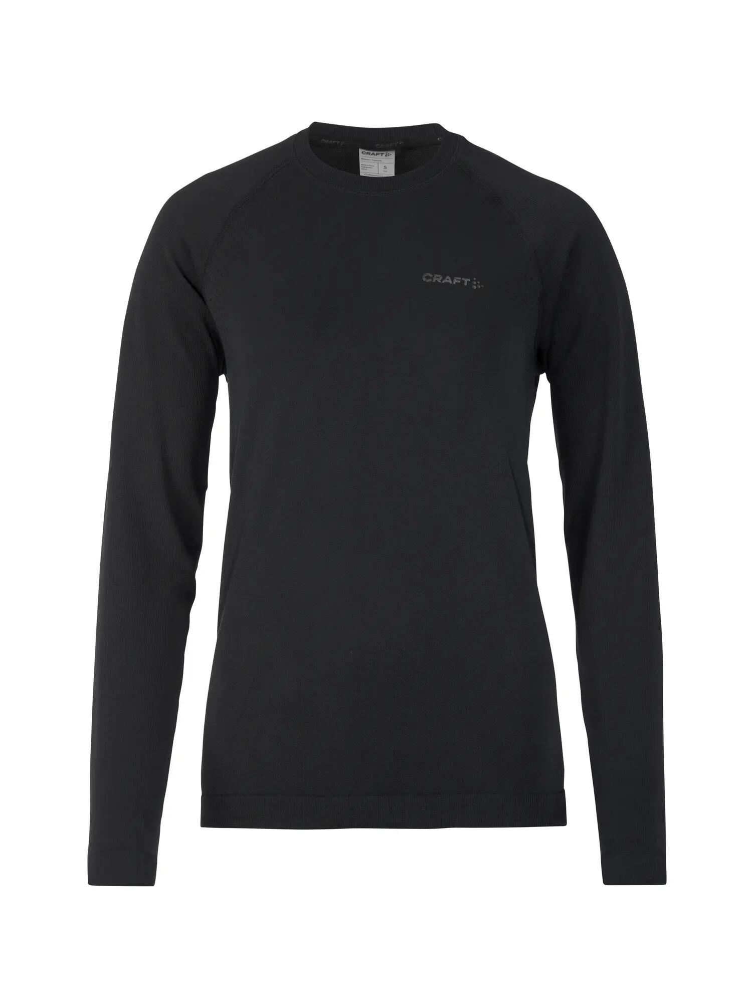 craft Active Comfort LS 2 W — T-shirt manches longues technique recyclée – Black 1/7