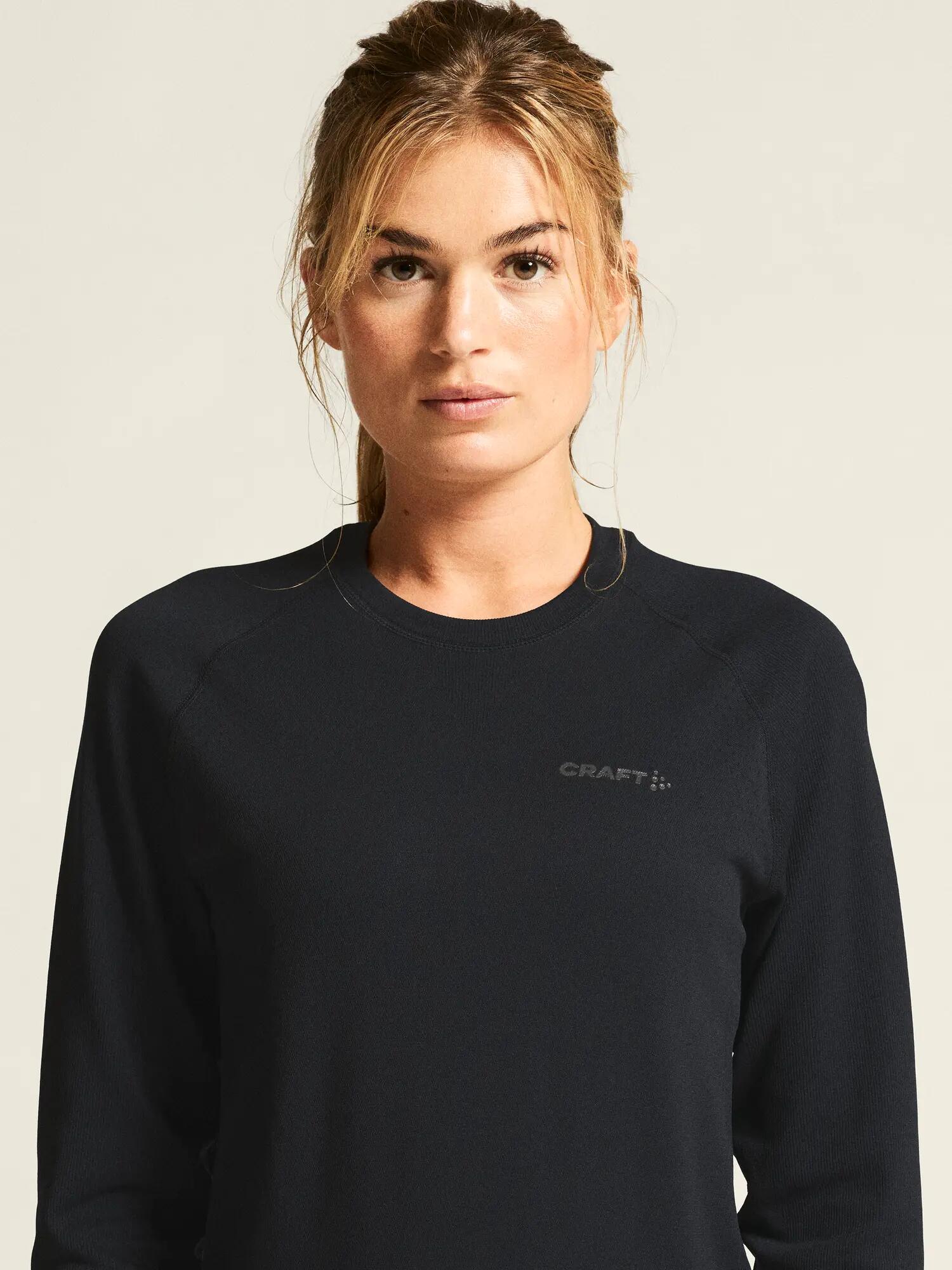 craft Active Comfort LS 2 W — T-shirt manches longues technique recyclée – Black 7/7