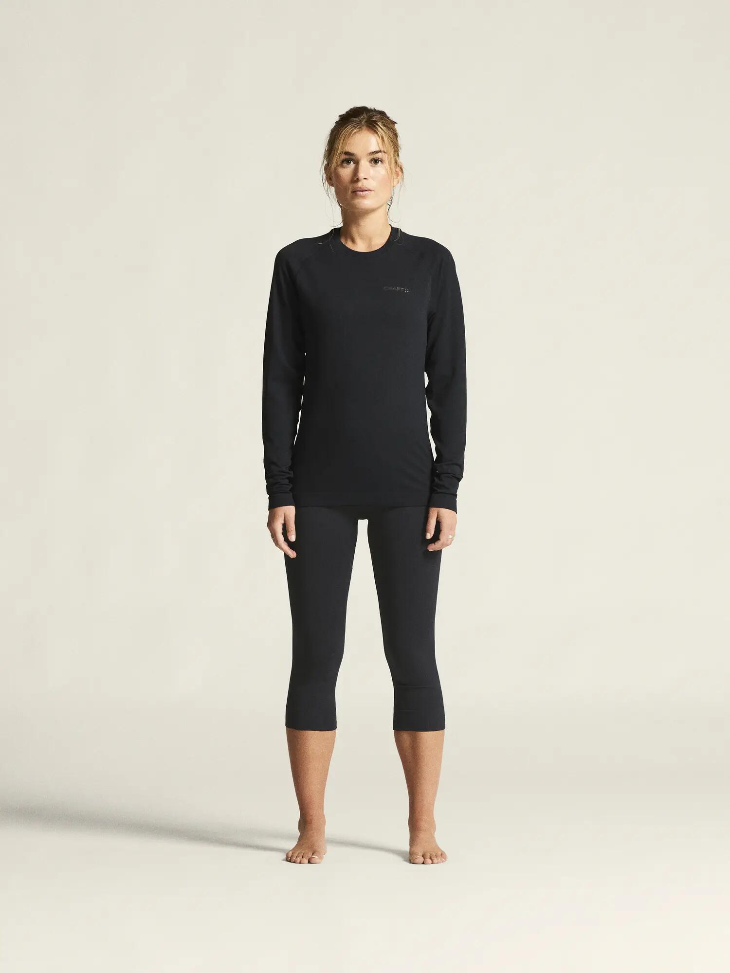 craft Active Comfort LS 2 W — T-shirt manches longues technique recyclée – Black 5/7