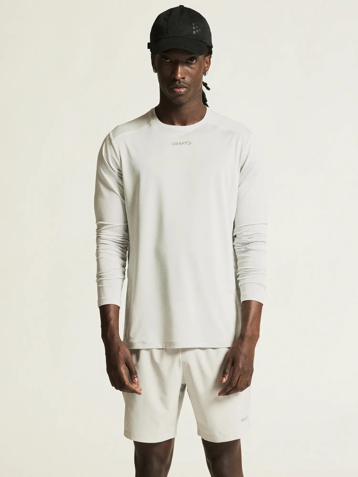 craft ADV Essence LS Tee 2 M – Langarm-Trainingsshirt, atmungsaktiv – Cloud 6/7