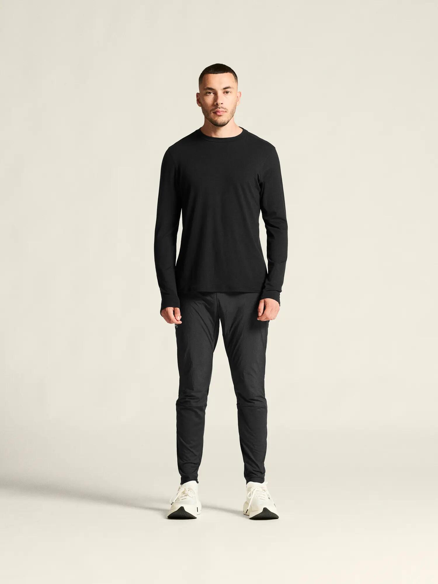 craft Wool Jersey LS CN M — Langarm-Jersey aus Merinowolle, wärme- und 7/7