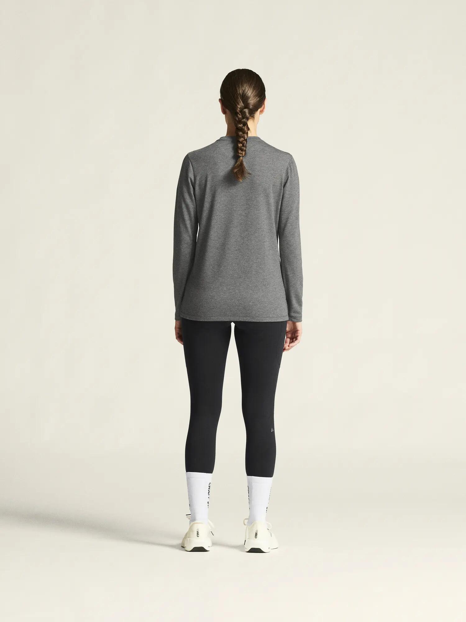 craft Thermal Mesh CN W — wärmendes, atmungsaktives Top – Dk Grey Melange 7/7