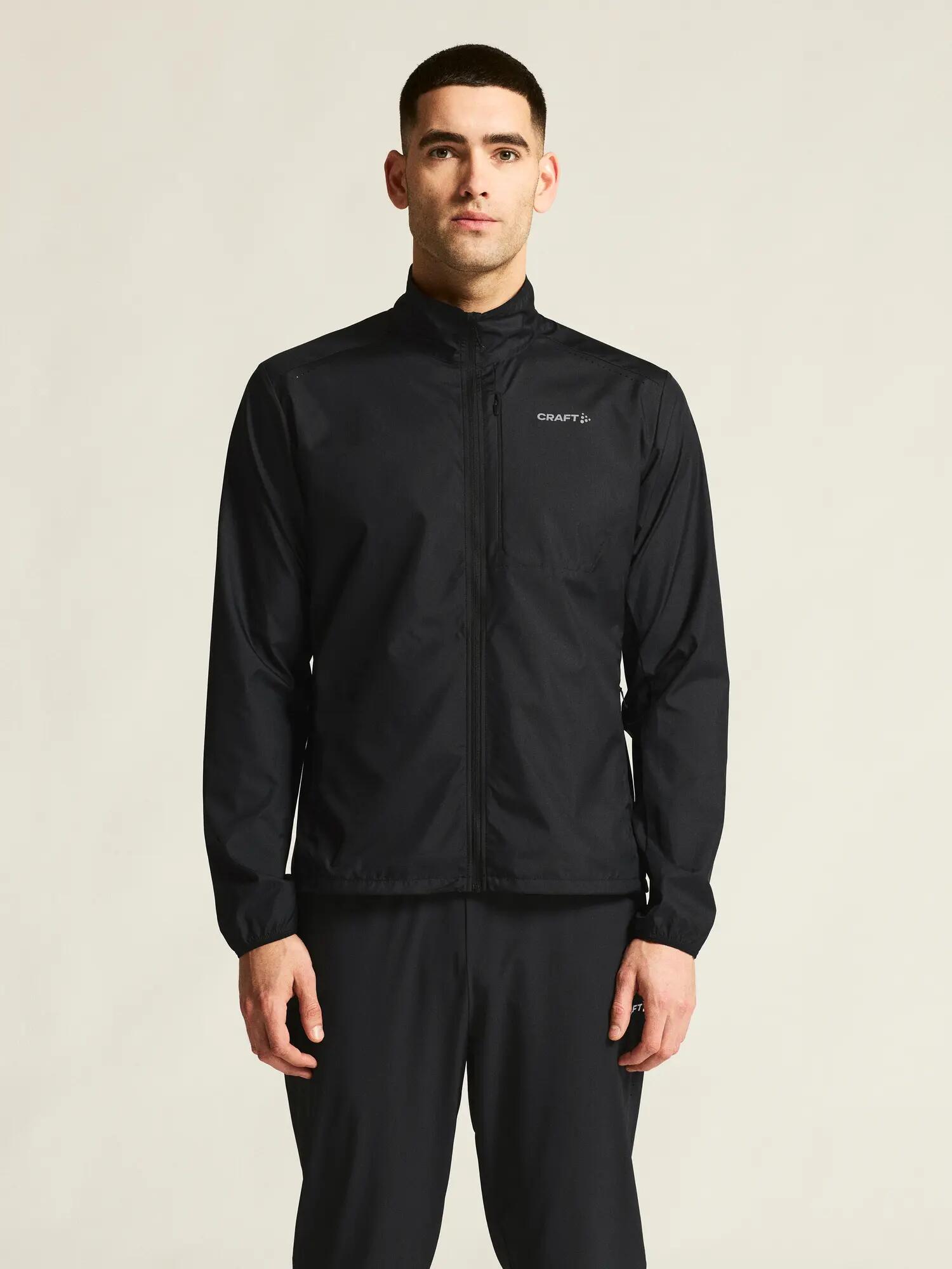 craft Essence Wind Jacket 2 M - Windabweisende Laufjacke – Black 4/7
