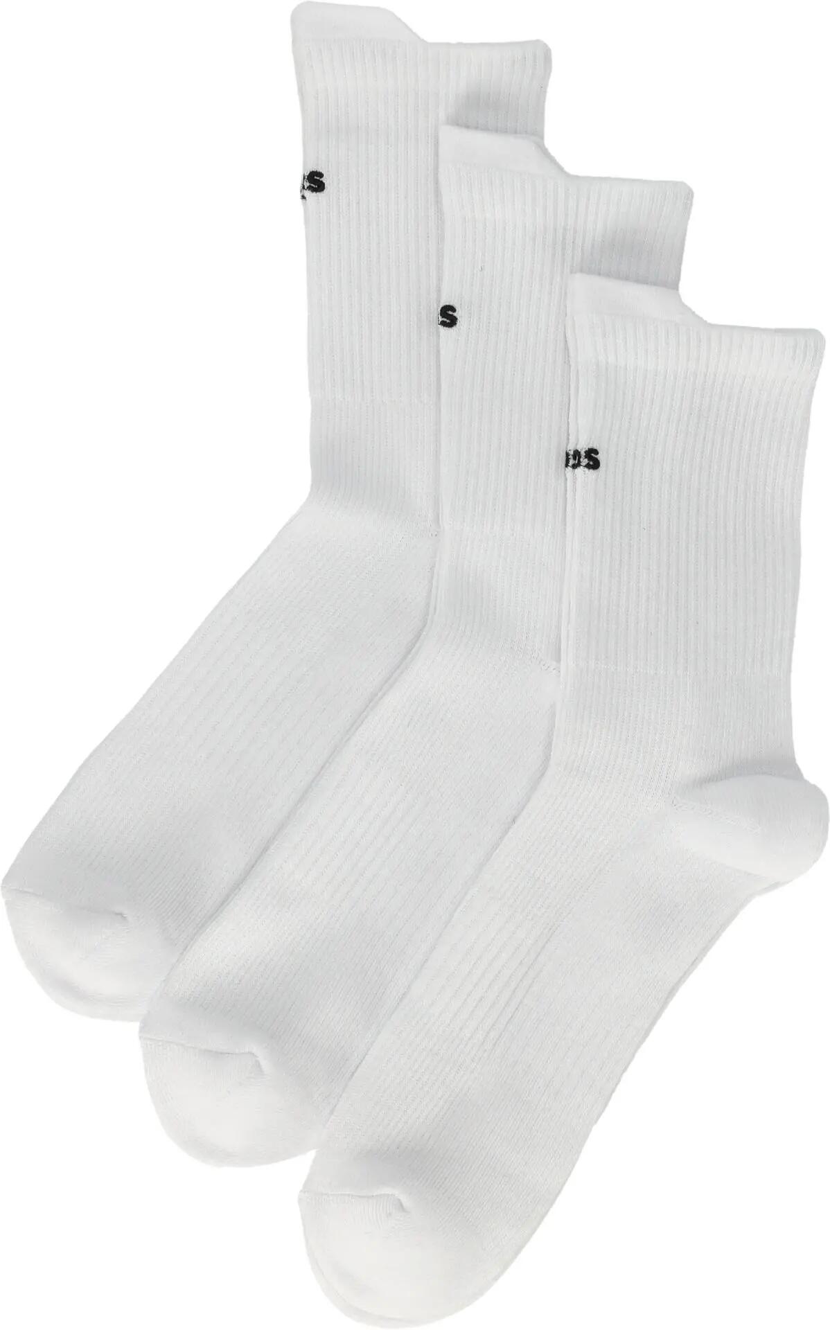 sos Sokken Cinto 3 Pack van rekbaar polyester – 1002 White 2/4