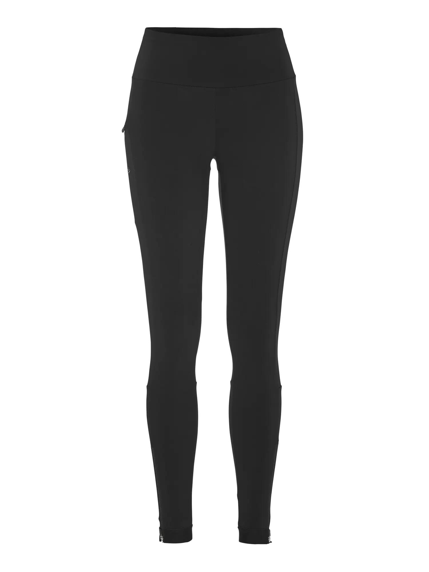 craft PRO Trail Tights 2 W – Trail-Tights aus recyceltem Polyamid – Black/Black 1/7