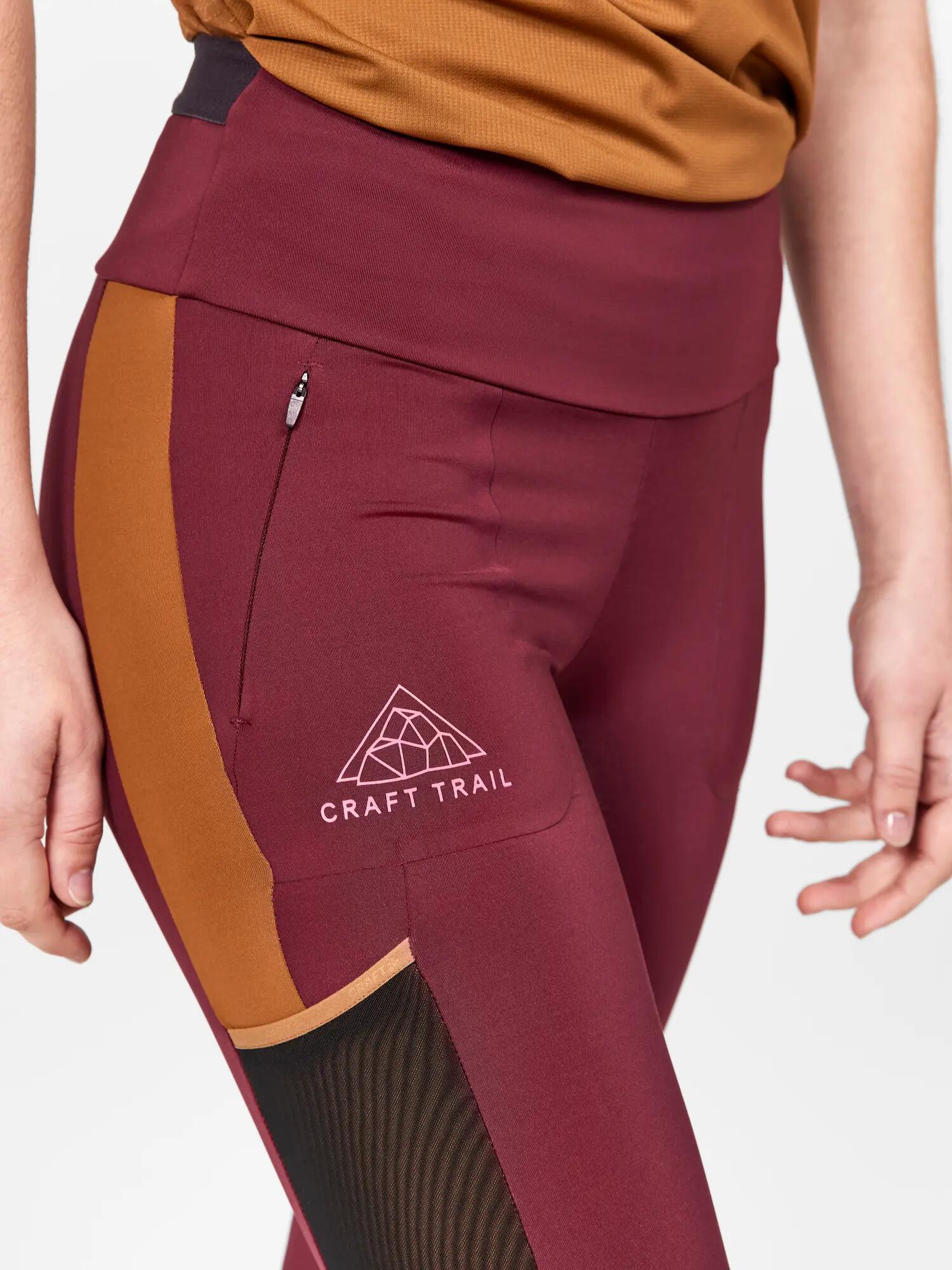 craft PRO Trail Tights W – Technische trail tights van gerecycled polyamide – 5/6