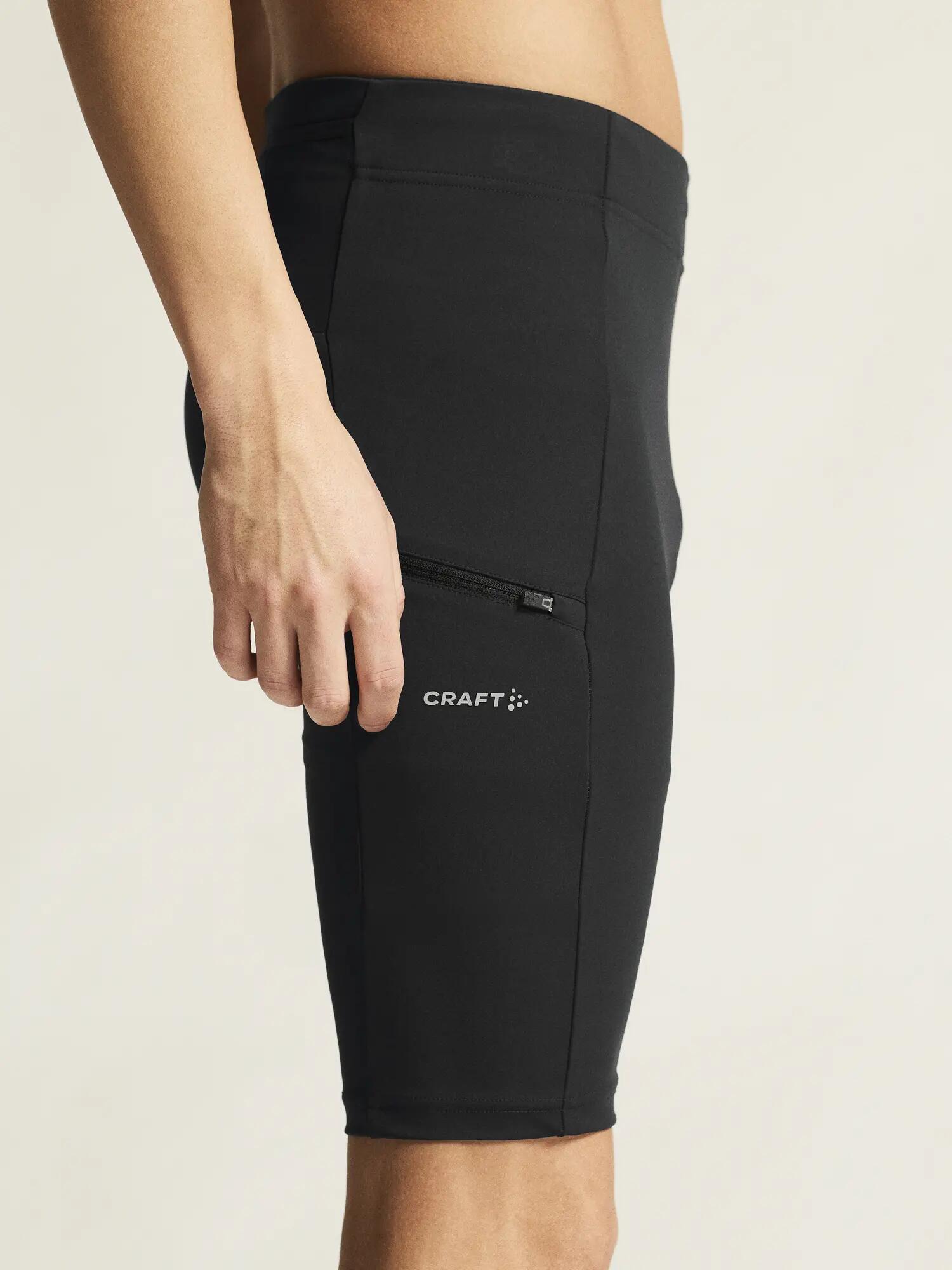 craft PRO Trail Short Tights 2 M — Tights curtos para trail – Black/Black 6/7
