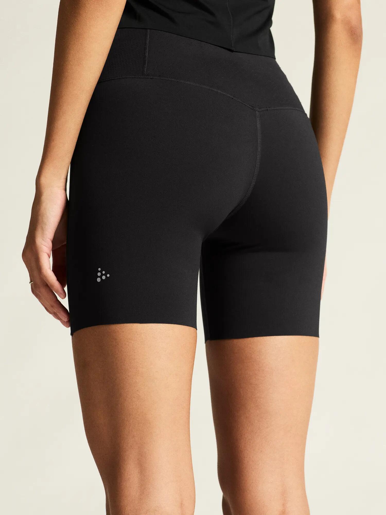 craft Hypervent Short Tights W – Kurze Lauf-Tights, breiter Bund – Black 5/7