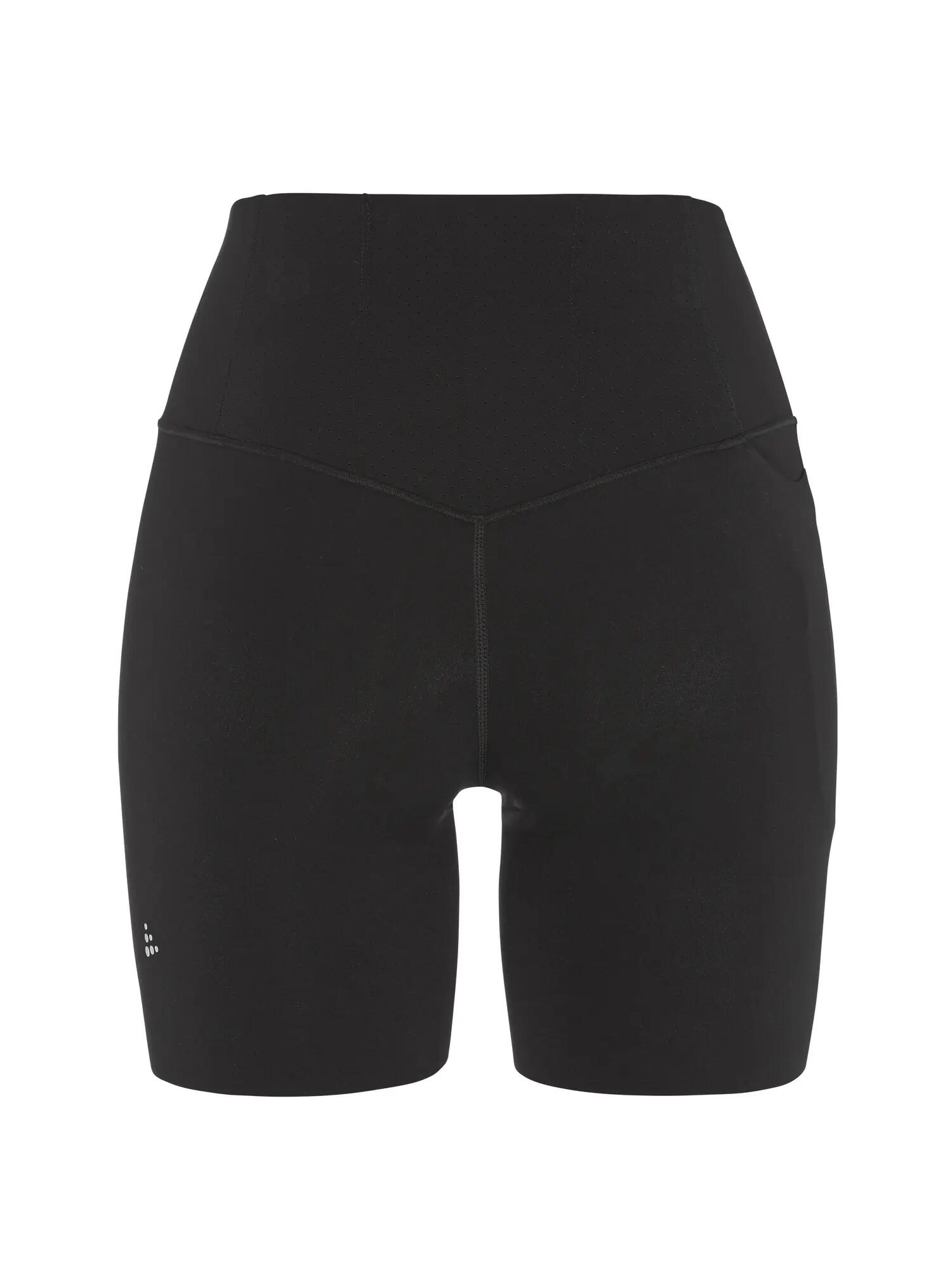 craft Hypervent Short Tights W – Kurze Lauf-Tights, breiter Bund – Black 3/7